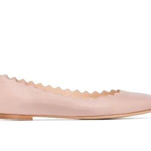 CHLOE Scalloped Ballet Flats